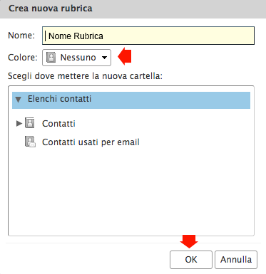 Importare Rubrica contatti nella webmail di Infinito